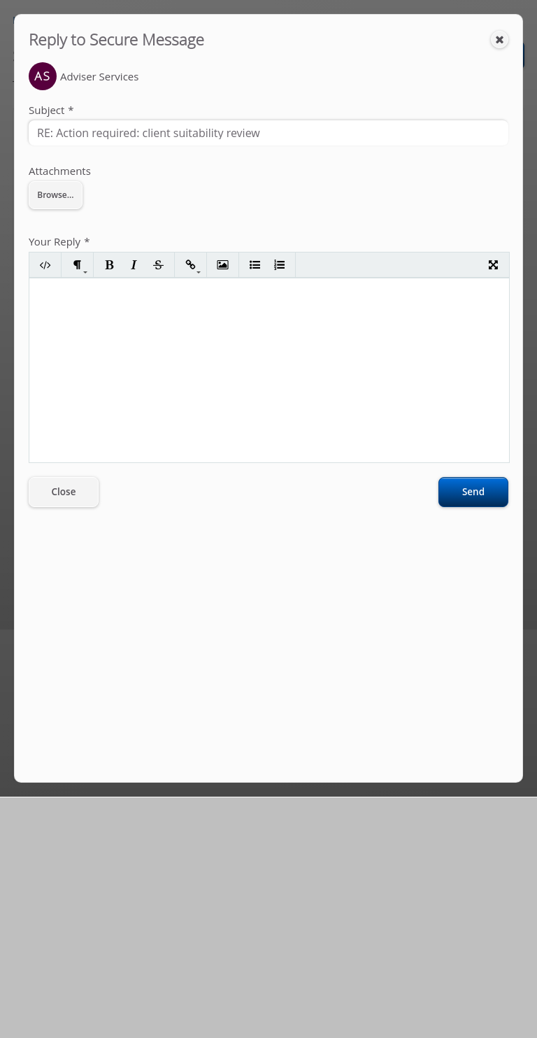 SecureMessaging > 05 Reply Dialog